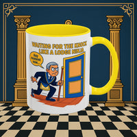 Masonic Mugs - Masonic Anticipation: Lodge Ninja in Waiting, Junior Deacon Printify