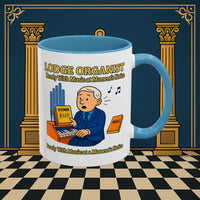 Masonic Mugs - Lodge Organist at the Ready - Organist Printify