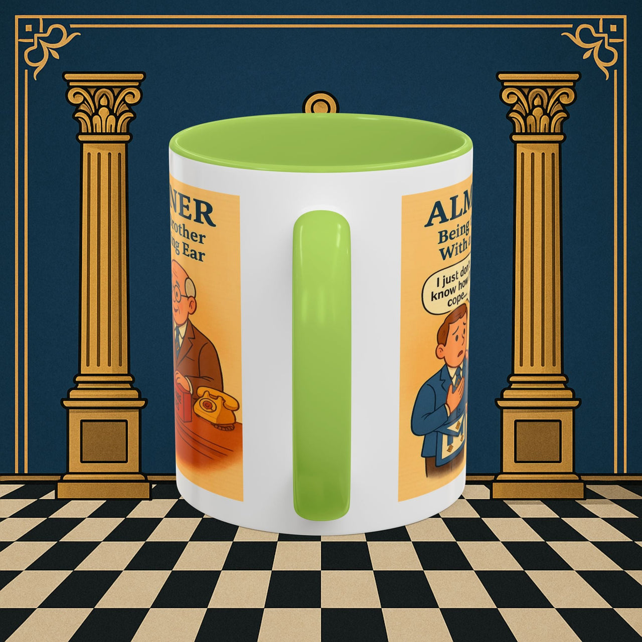 Masonic Mugs - Brotherly Welfare - Almoner Printify