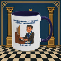 Masonic Mugs - Harmony Amid Chaos - Provincial Organist Printify