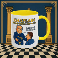 Masonic Mugs - Divine Guidance - Chaplain Printify