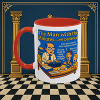 Masonic Mugs - Bureaucratic Blues - Secretary Printify