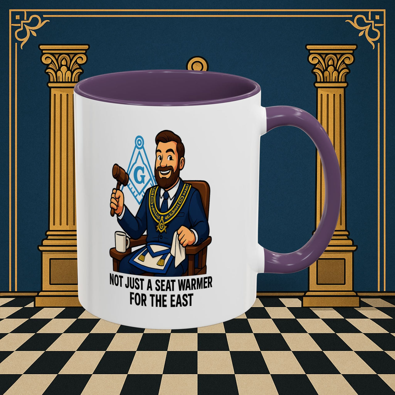 Masonic Mugs - Masonic Majesty - Senior Warden Printify