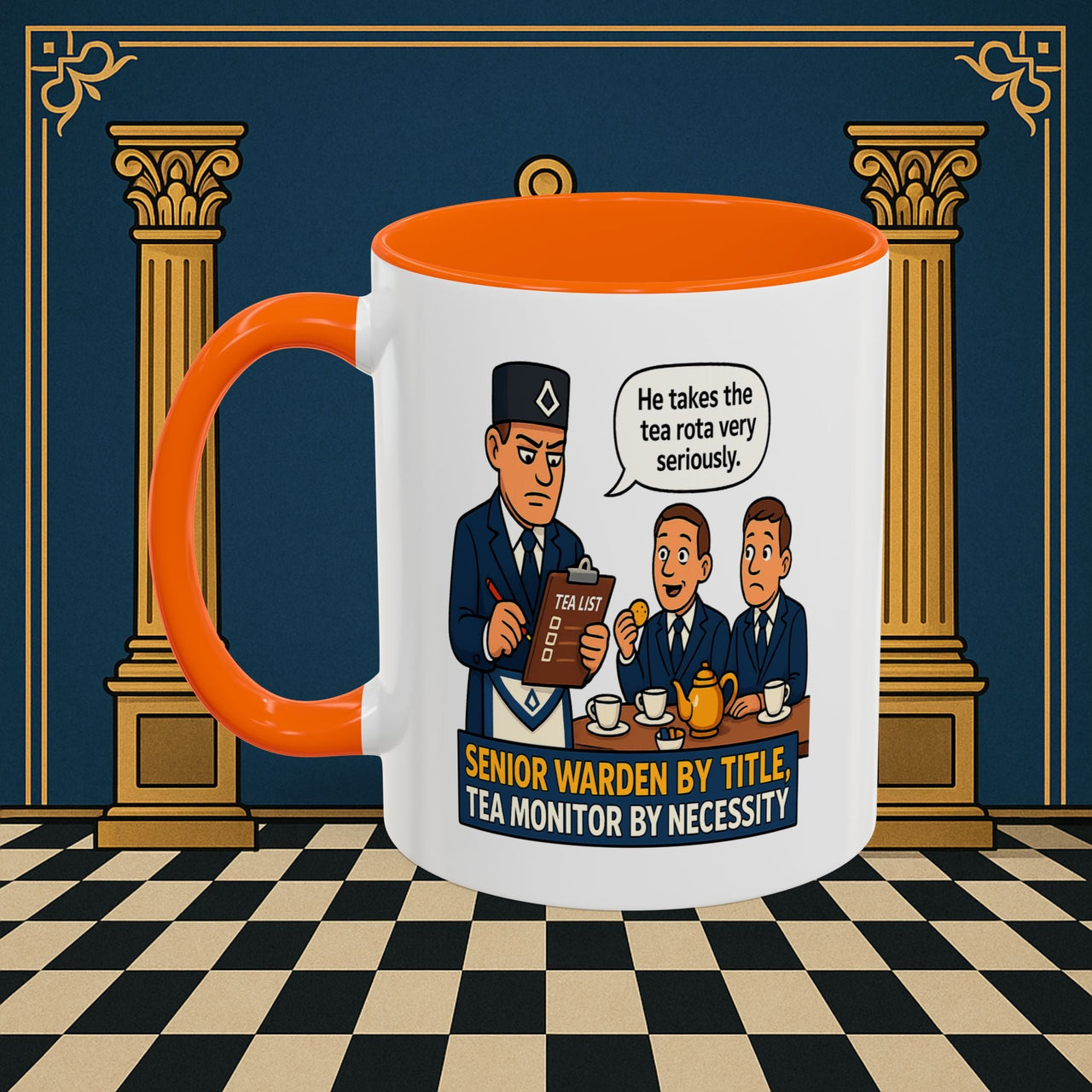 Masonic Mugs - Tea Rota Titans - Senior Warden Printify