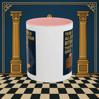 Masonic Mugs Ready to Go – Learn Your Ritual (Accent Coloured 11oz Mug) Printify