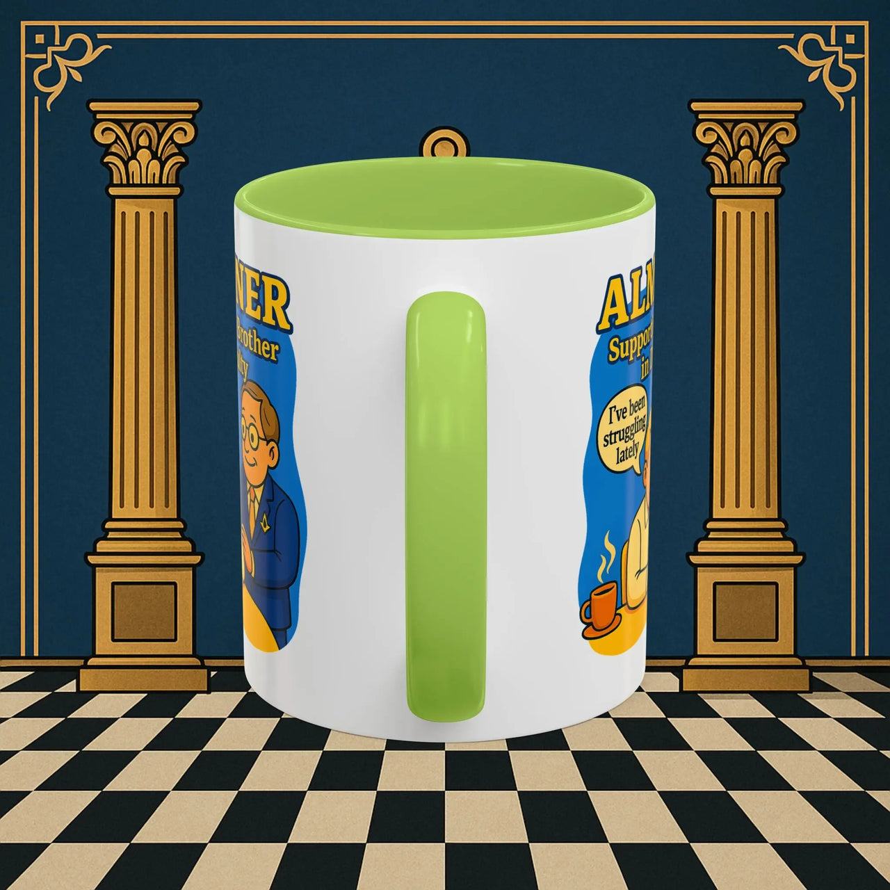 Masonic Mugs - Almoner's Assist - Almoner Printify