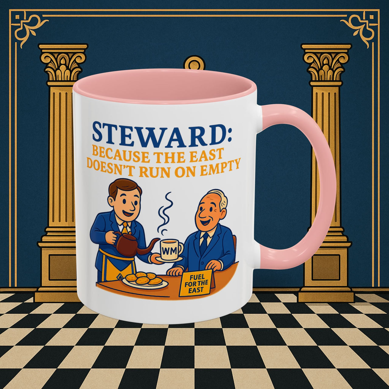 Masonic Mugs - Tea and Empires - Steward Printify