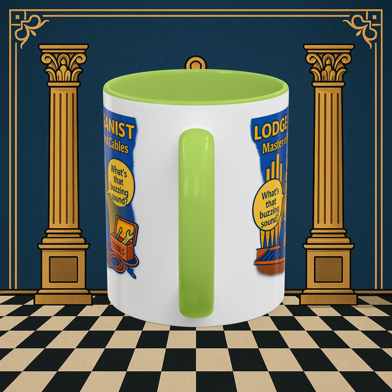 Masonic Mugs - Buzz Kill - Organist Printify