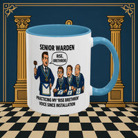 Masonic Mugs - Lodge Leadership - Senior Warden Printify