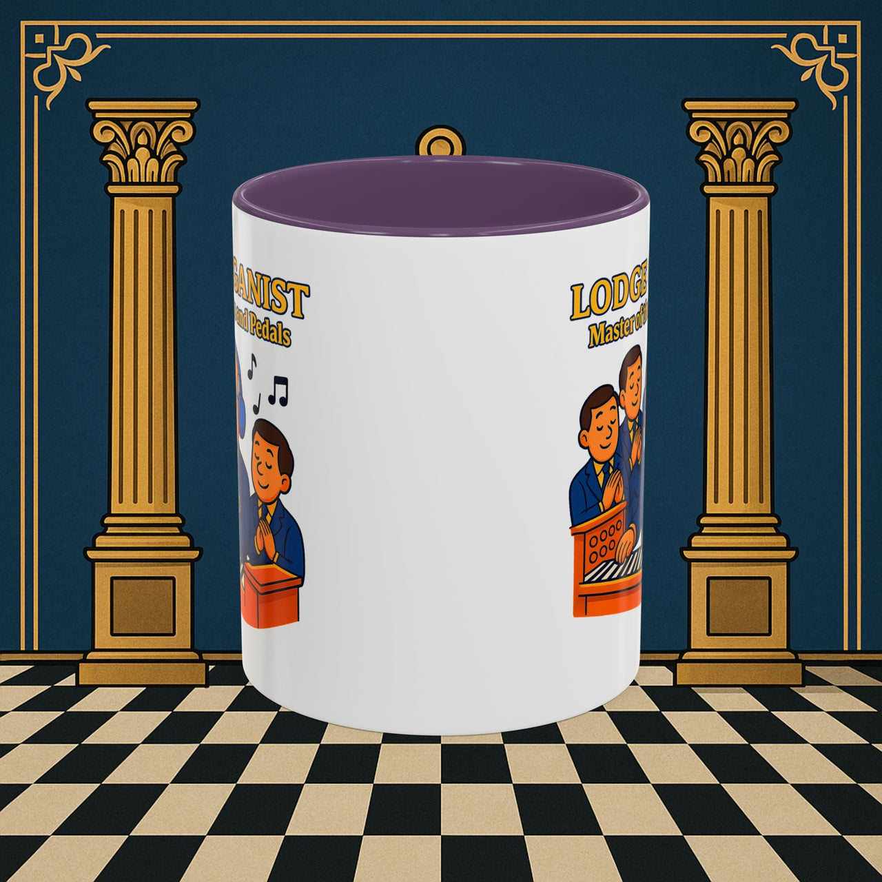 Masonic Mugs - Lodge Maestro - Organist Printify