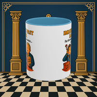 Masonic Mugs - Accent Coloured 11oz Mug - Wisdom Transfer Printify