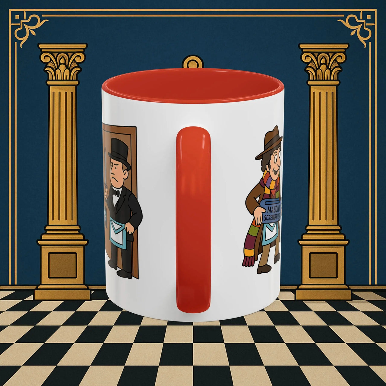 Masonic Mugs – Master of Improvisation (Accent Coloured 11oz Mug) Printify
