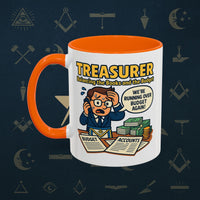 Masonic Mugs - Budget Blues - Treasurer Printify
