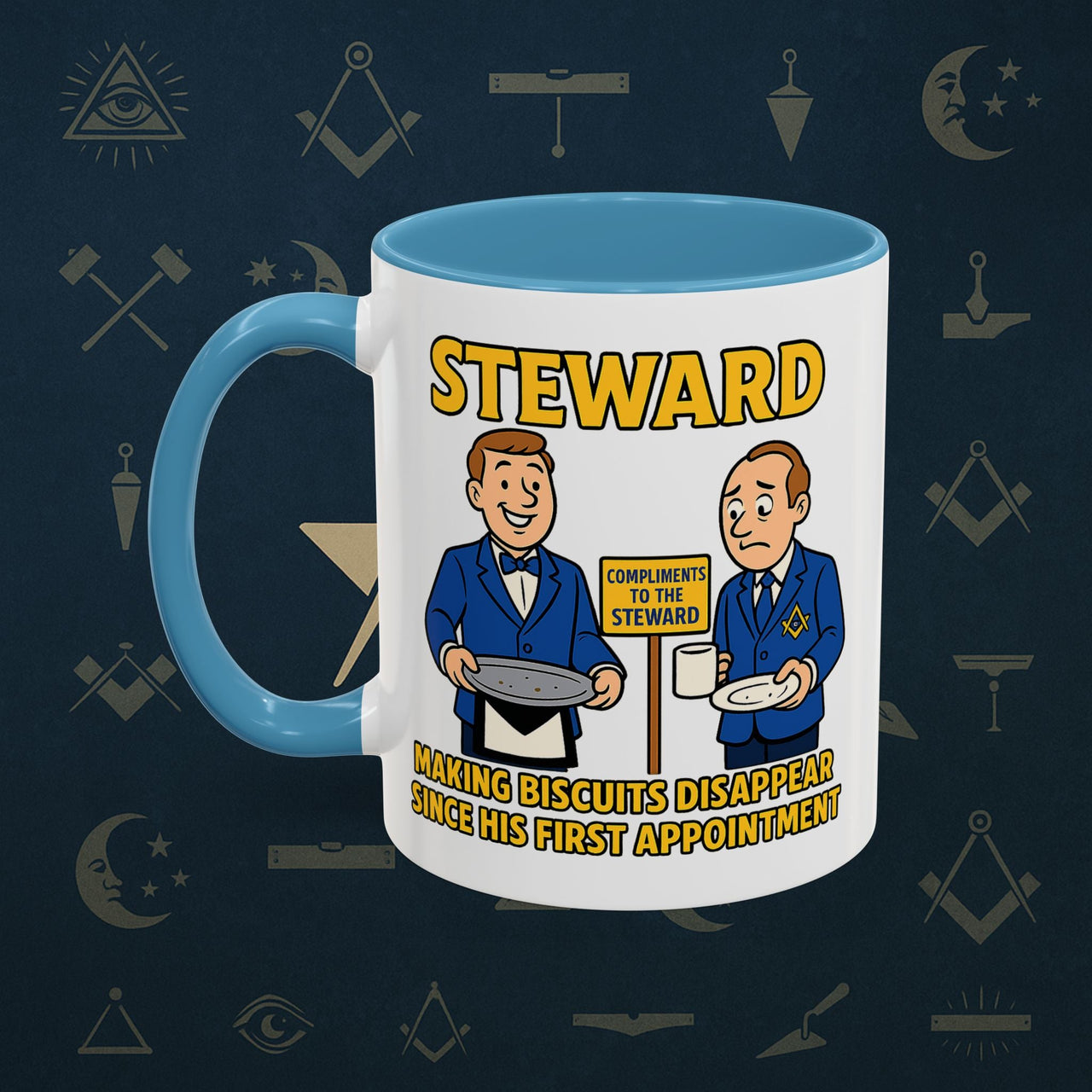 Masonic Mugs - Vanishing Biscuits - Steward Printify