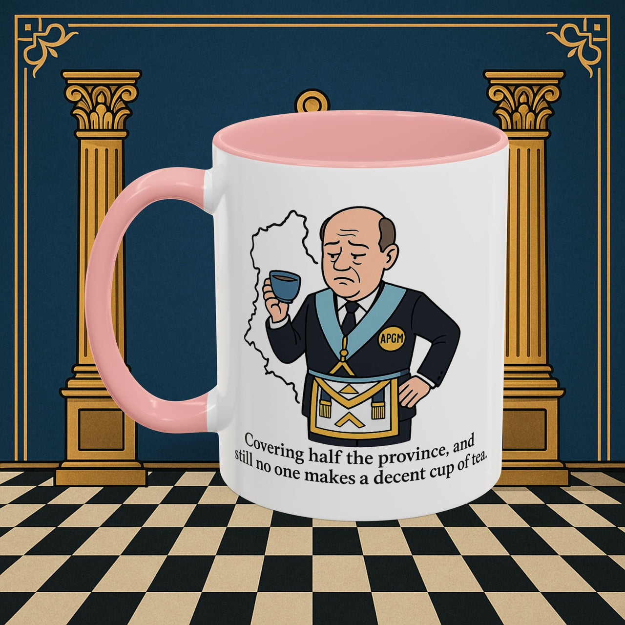 Masonic Mugs - Provincial Tea Troubles - Assistant Provincial Grand Master Printify