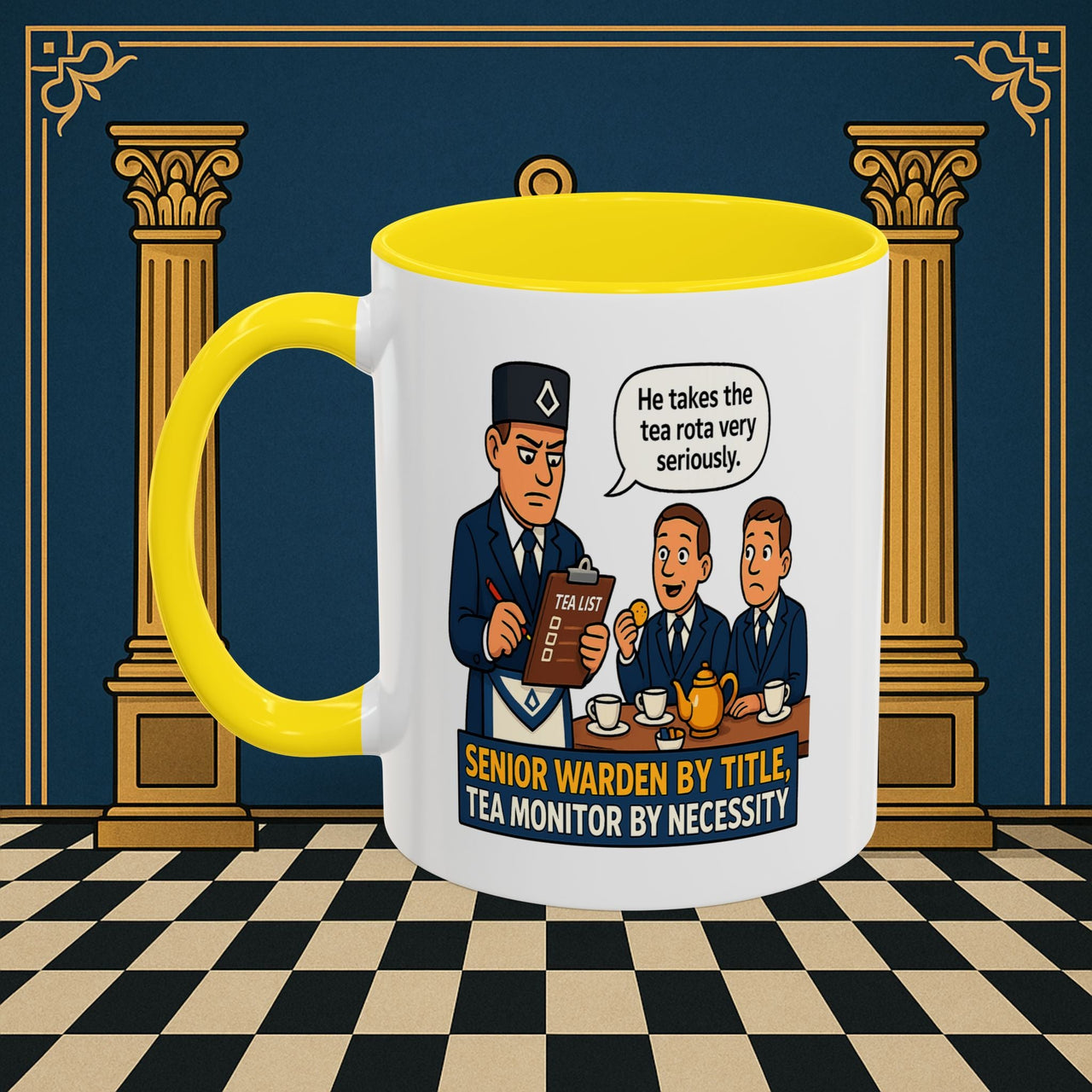Masonic Mugs - Tea Rota Titans - Senior Warden Printify