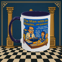 Masonic Mugs - Bureaucratic Blues - Secretary Printify