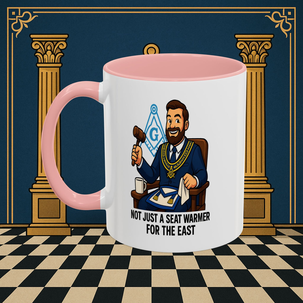 Masonic Mugs - Masonic Majesty - Senior Warden Printify