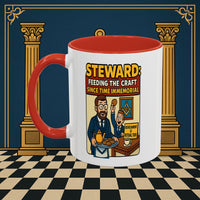 Masonic Mugs - Feeding Freemasonry's Fellowship - Steward Printify