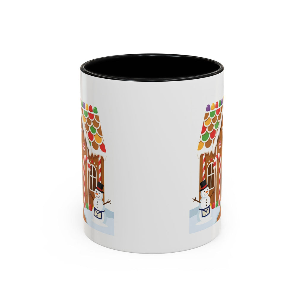 Masonic Gingerbread House — Festive Freemason Holiday Ugly Sweater Design Printify