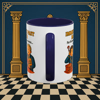 Masonic Mugs - Accent Coloured 11oz Mug - Wisdom Transfer Printify