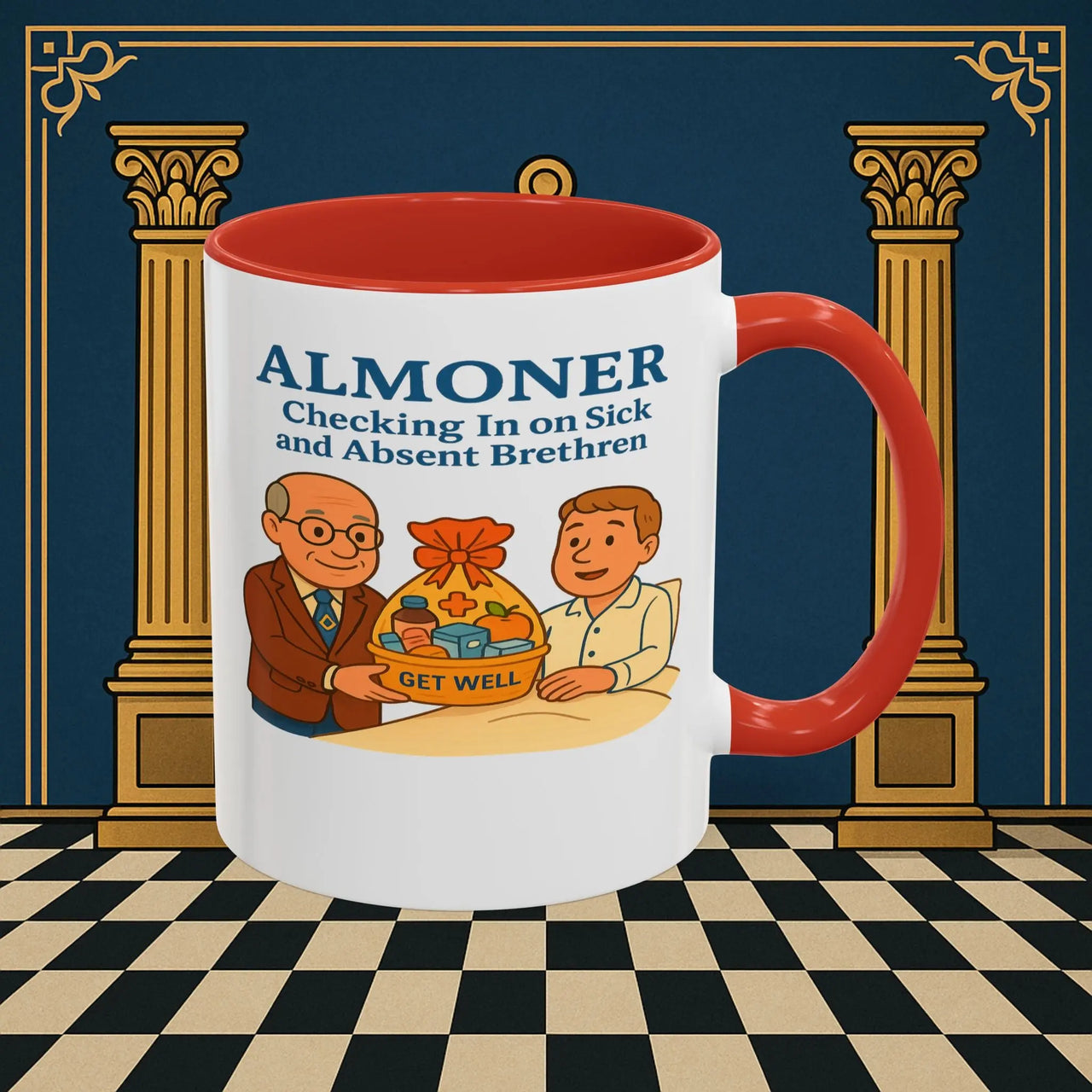 Masonic Mugs - Compassion Basket - Almoner Printify