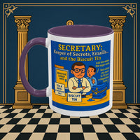 Masonic Mugs - Bureaucratic Biscuit Bouncer - Secretary Printify