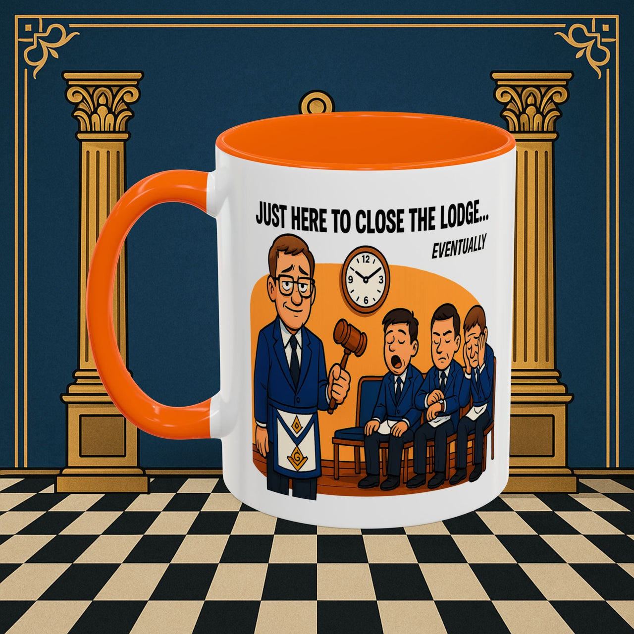 Masonic Mugs - Lodge of Endless Deliberation - Senior Warden Printify