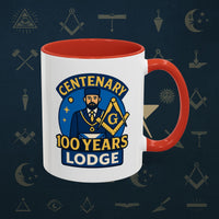 Masonic Mugs - Centennial Brotherhood - 100 years lodge anniversary Printify