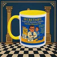 Masonic Mugs - Bureaucratic Biscuit Bouncer - Secretary Printify