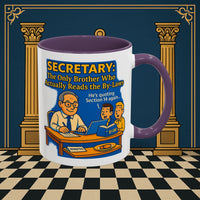 Masonic Mugs - Bureaucratic Bliss - Secretary Printify