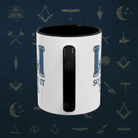 Masonic Mugs Ready to Go – So Mote It Tea (Accent Coloured 11oz Mug) Printify