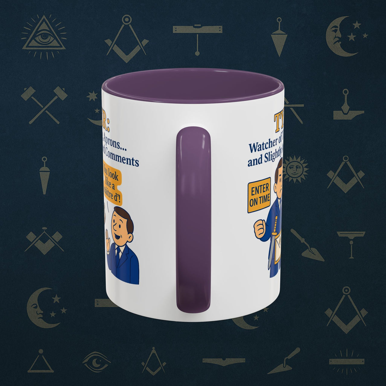 Masonic Mugs - Tyler's Awkward Moment - Tyler Printify