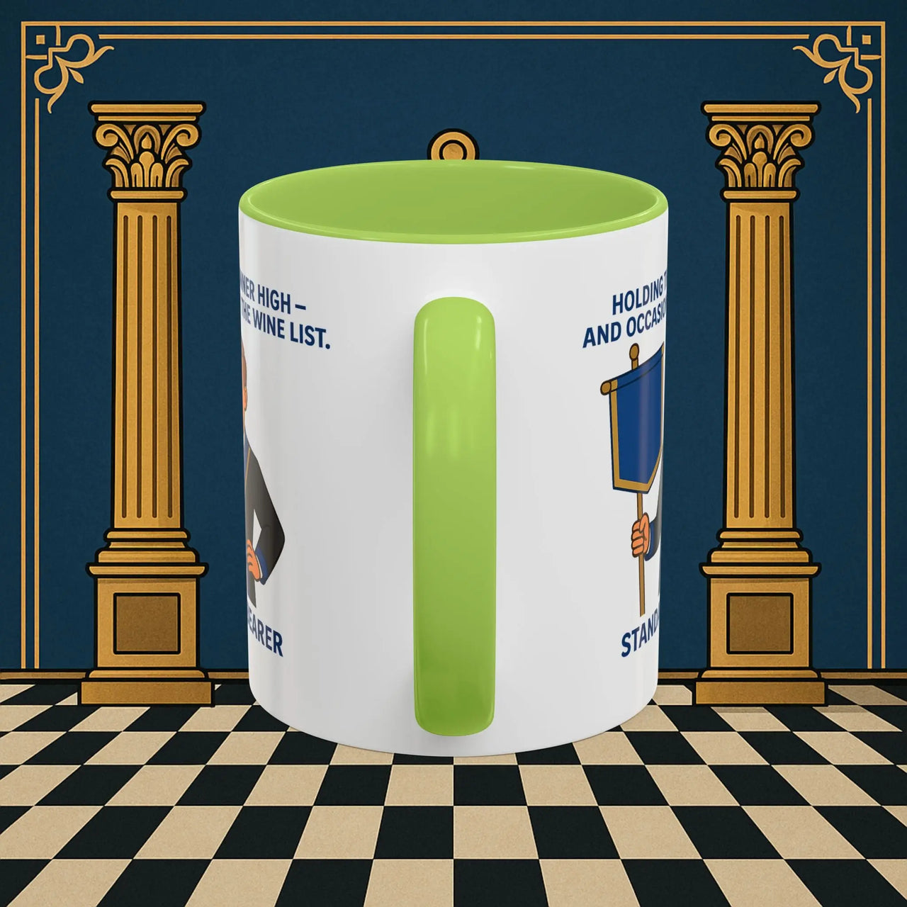 Masonic Mugs - Banner and Barrel - Provincial Standard Bearer Printify