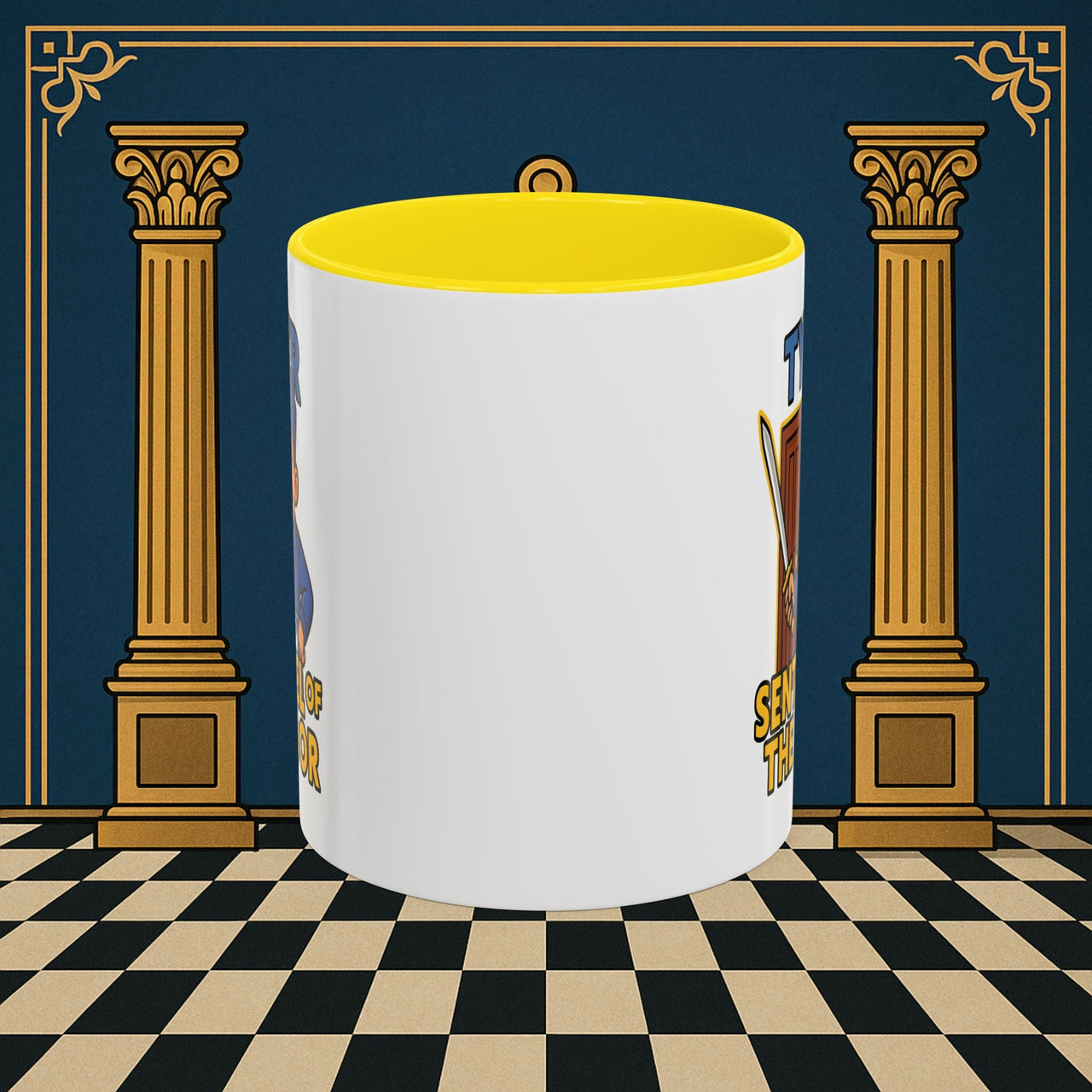Masonic Mugs - Tyler's Watchful Guard - Tyler Printify