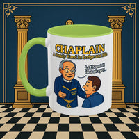 Masonic Mugs - Divine Guidance - Chaplain Printify