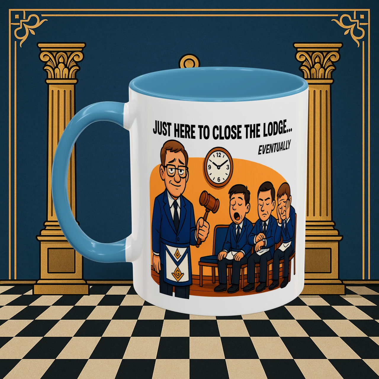 Masonic Mugs - Lodge of Endless Deliberation - Senior Warden Printify