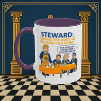 Masonic Mugs - Refreshment of Reason - Steward Printify
