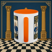 Masonic Mugs Ready to Go – How Many Masons? (Accent Coloured 11oz Mug) Printify