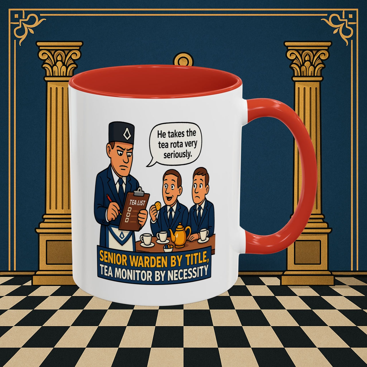 Masonic Mugs - Tea Rota Titans - Senior Warden Printify