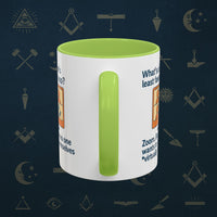 Masonic Mugs Ready to Go – Least Favourite App (Accent Coloured 11oz Mug) Printify