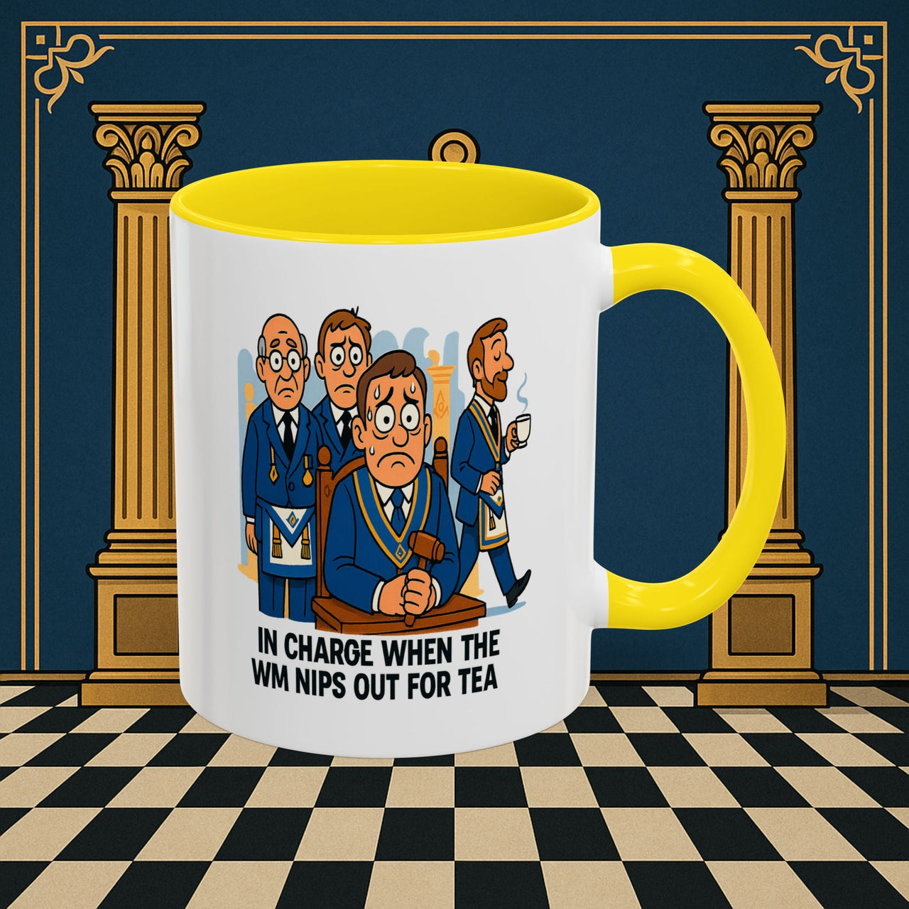 Masonic Mugs - Tea Time Troubles - Senior Warden Printify
