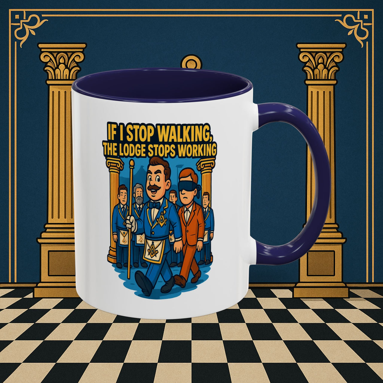 Masonic Mugs - Walking the Masonic Path - Senior Deacon Printify