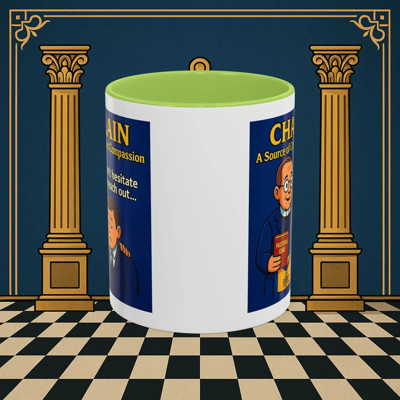 Masonic Mugs - Healing Hearts - Chaplain Printify