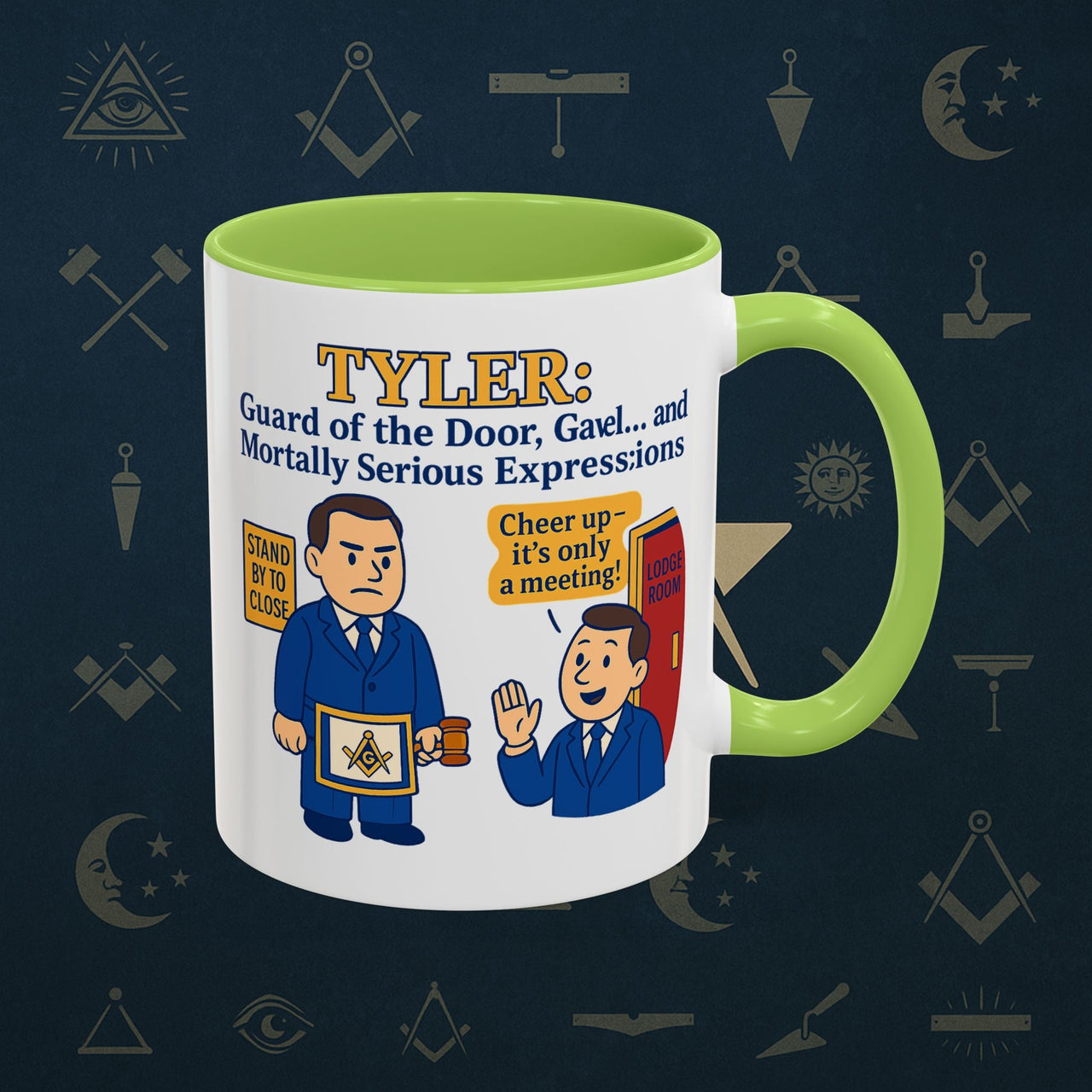 Masonic Mugs - Masonic Mysteries - Tyler Printify