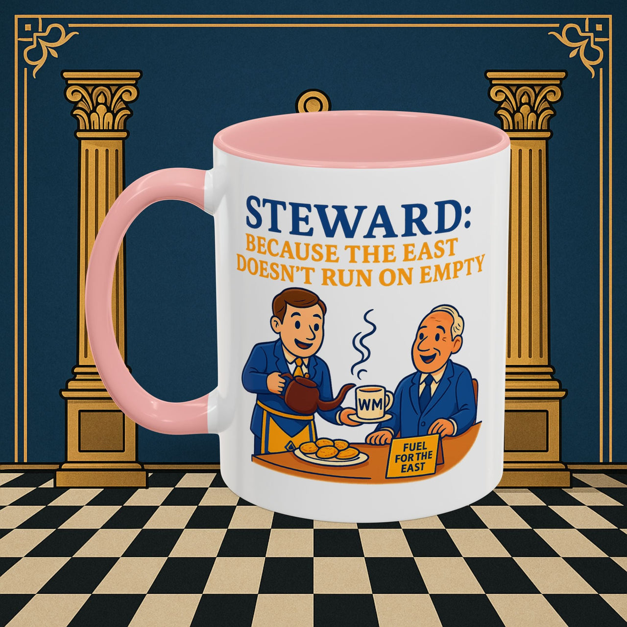 Masonic Mugs - Tea and Empires - Steward Printify