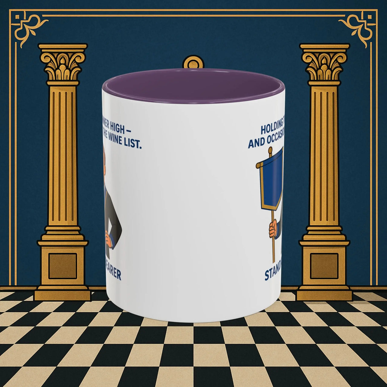 Masonic Mugs - Banner and Barrel - Provincial Standard Bearer Printify