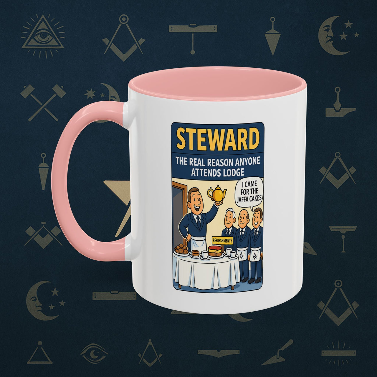 Masonic Mugs - Cake and Conspiracy - Steward Printify