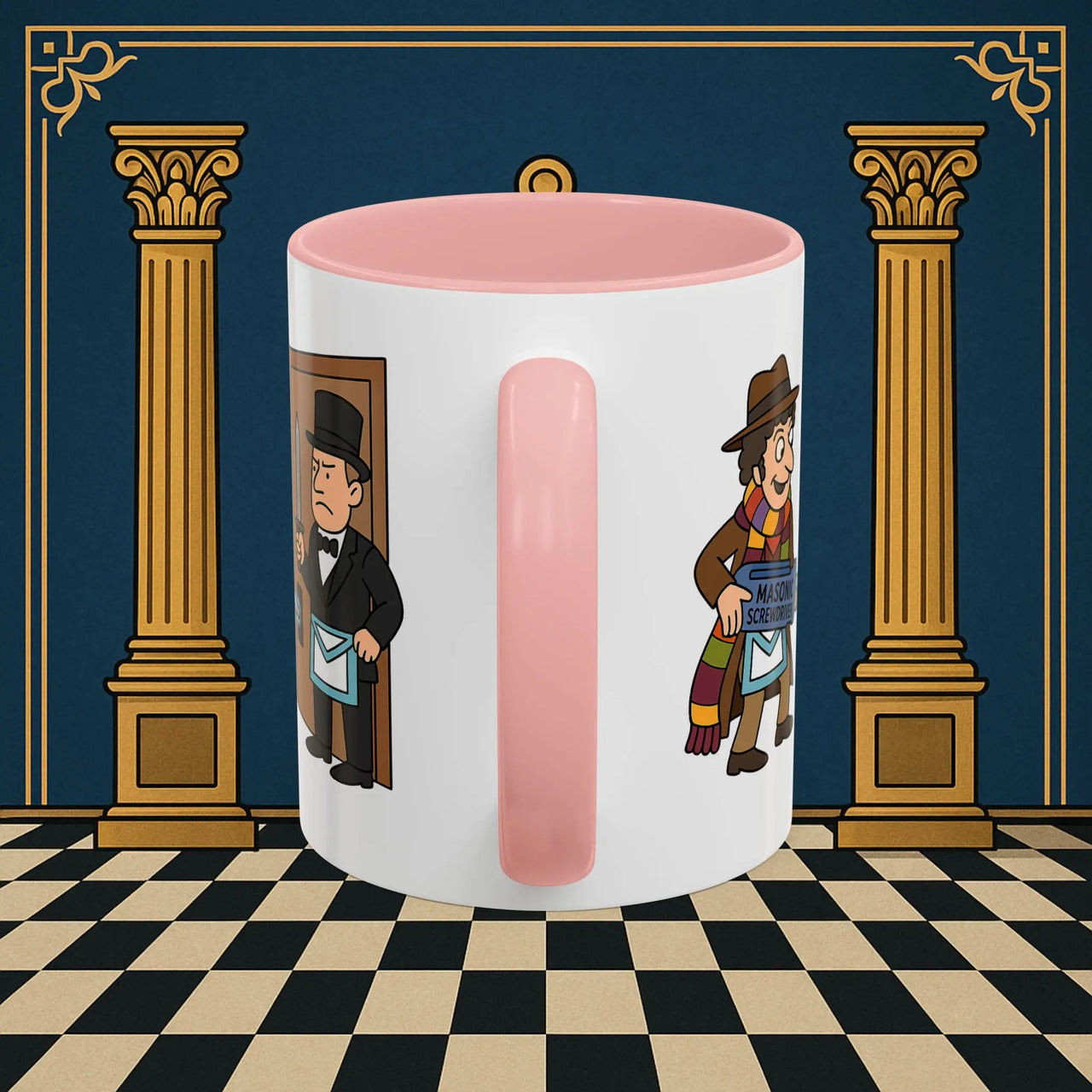 Masonic Mugs – Master of Improvisation (Accent Coloured 11oz Mug) Printify