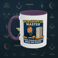 Masonic Mugs - Masonic Meetings Madness - Worshipful Master Printify
